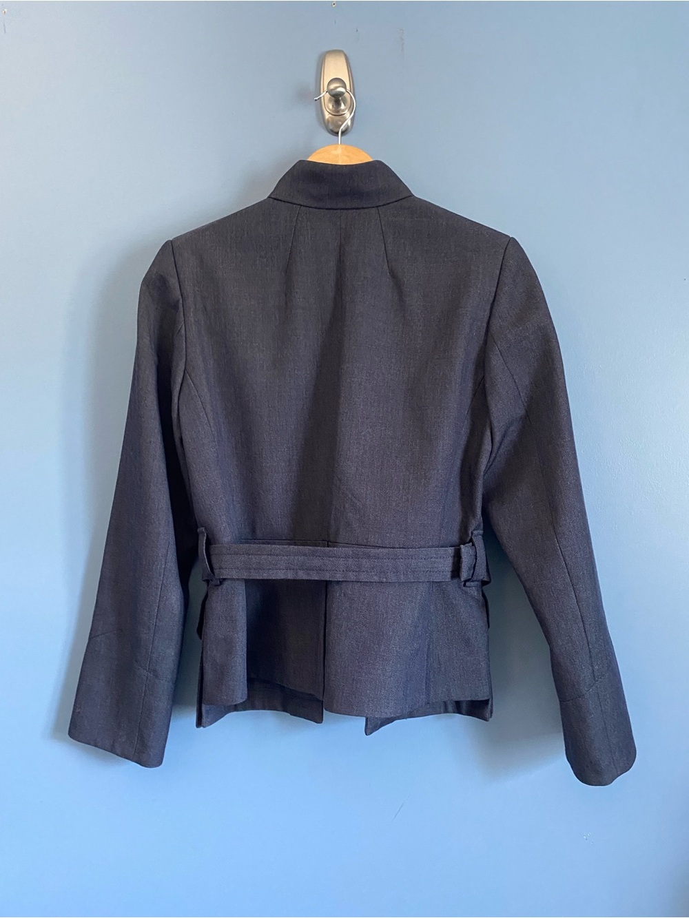 Stunning Marc Jacobs Womens Denim Military-Style Belted Jacket - Picture 5 of 5